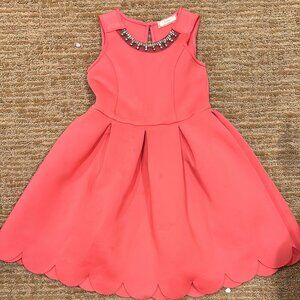 Peach Dress Kids size 9-10